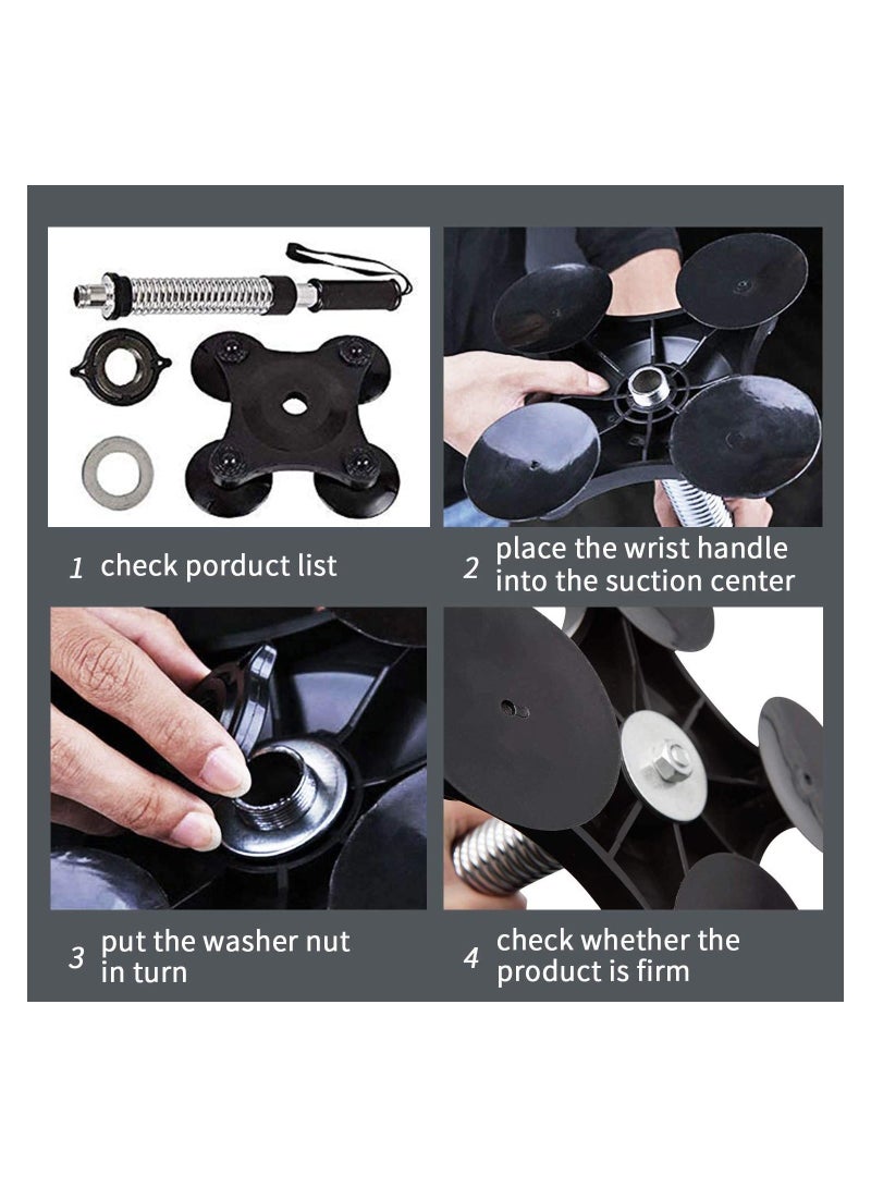 Wrist Training Equipment, and Strength Exerciser with Springs Suction Cup, Weight Equipment for Biceps, Forearms, Shoulders, Men Fitness