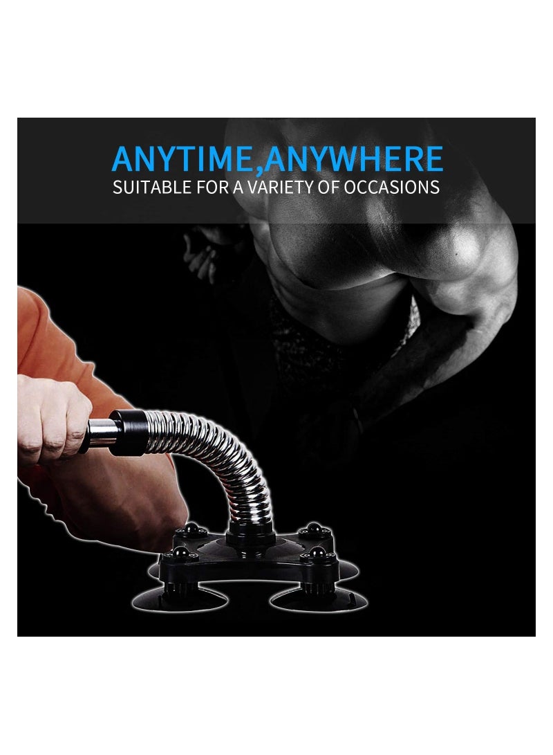 Wrist Training Equipment, and Strength Exerciser with Springs Suction Cup, Weight Equipment for Biceps, Forearms, Shoulders, Men Fitness