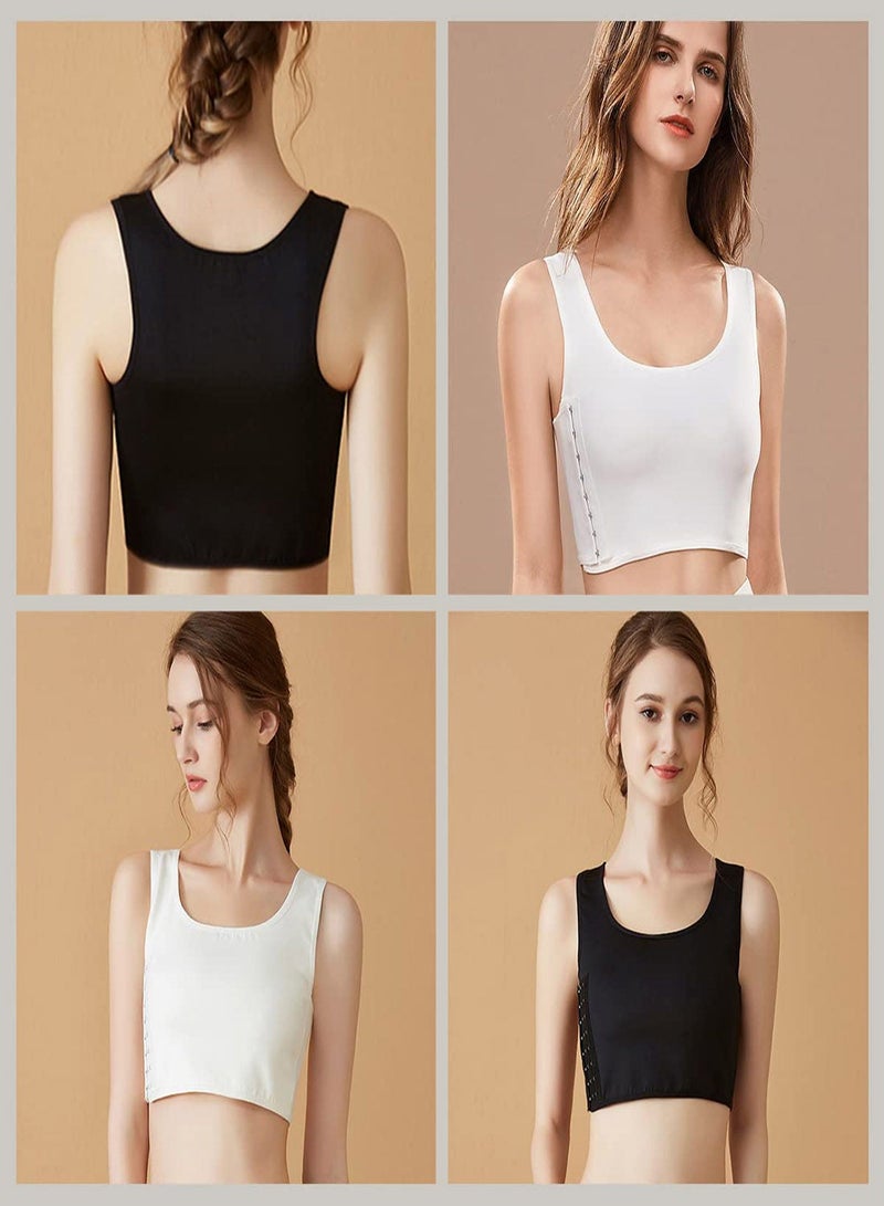 Sports Bras for Women, 3Pcs Women Breathable Cotton Bra, Women's Bustiers Corsets Yoga Bra Workout Gym Activewear, Casual Sport Chest Vest (Size:L)