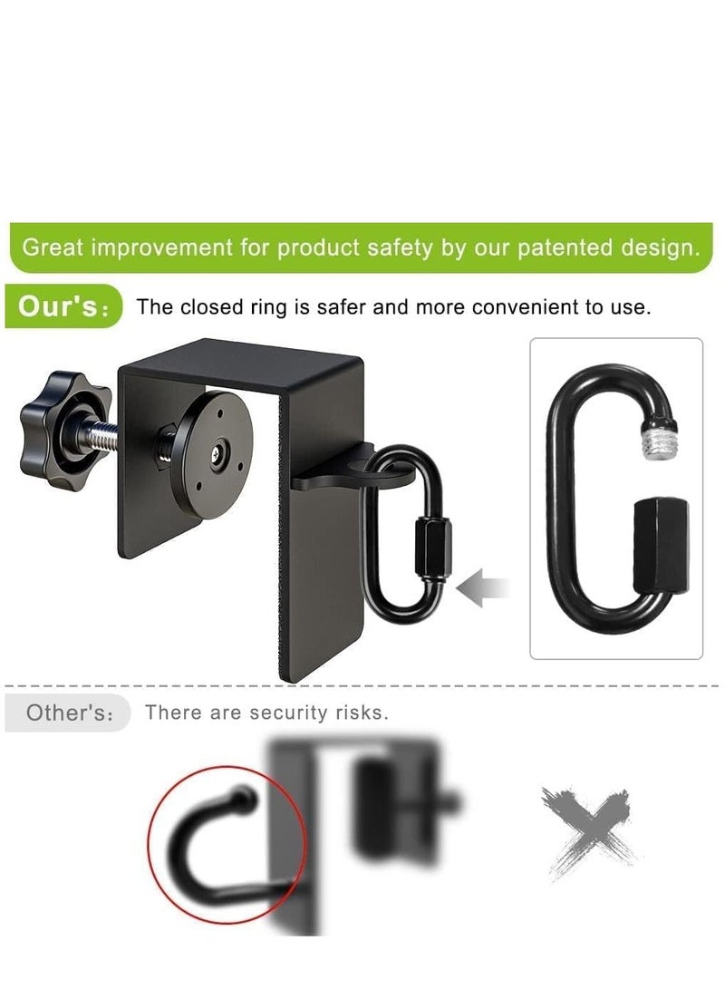 Heavy Duty Door Anchor for Resistance Bands Suspension Training Sturdy Metal Construction Fit Top Side and Bottom