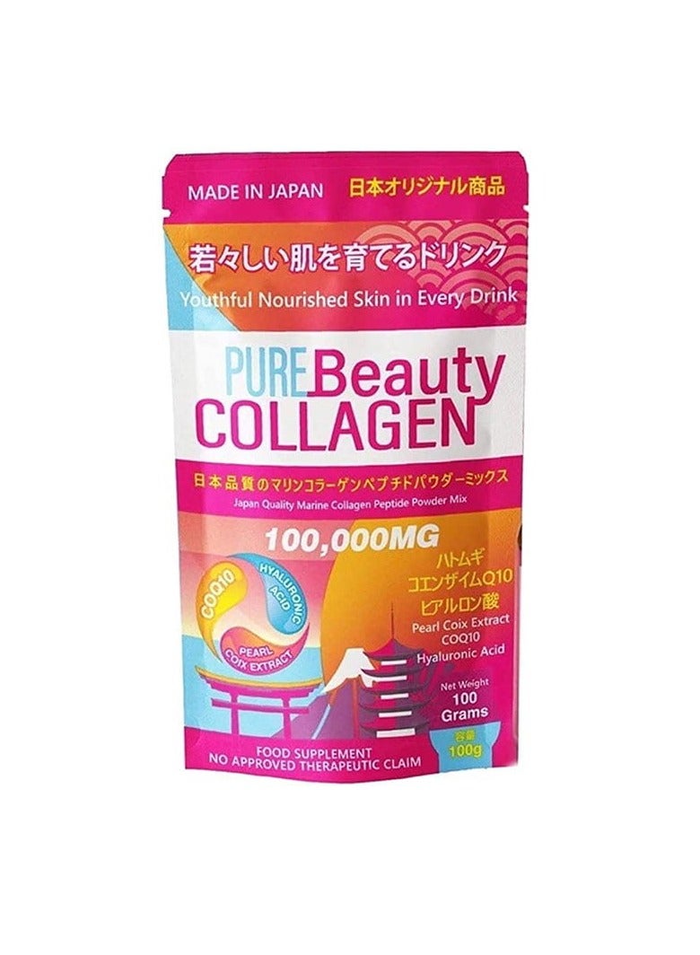 Pure Beauty Collagen 100,000mg Collagen Powder Mix (30 days Supply)