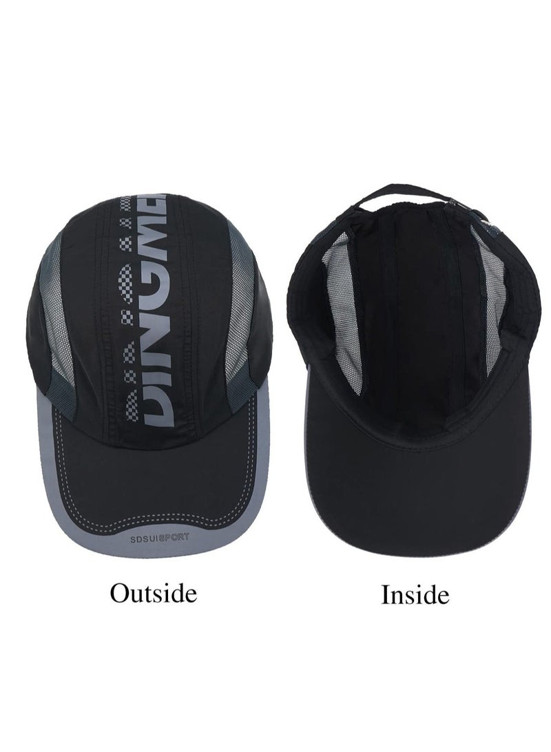 Quick Drying Baseball Cap, Sun Hats for Men & Women, Mesh Lightweight Protection UV Outdoor Sports