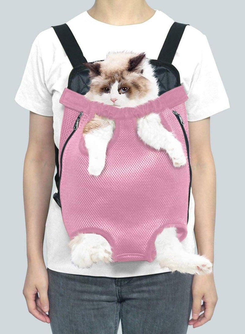 Pet Sling Carrier, Comfortable Hard Bottom Small Dog Carrying Adjustable Padded Shoulder Strap Hand Puppy Cat Carry Bag with Drawstring Opening Pocket Safety Belt