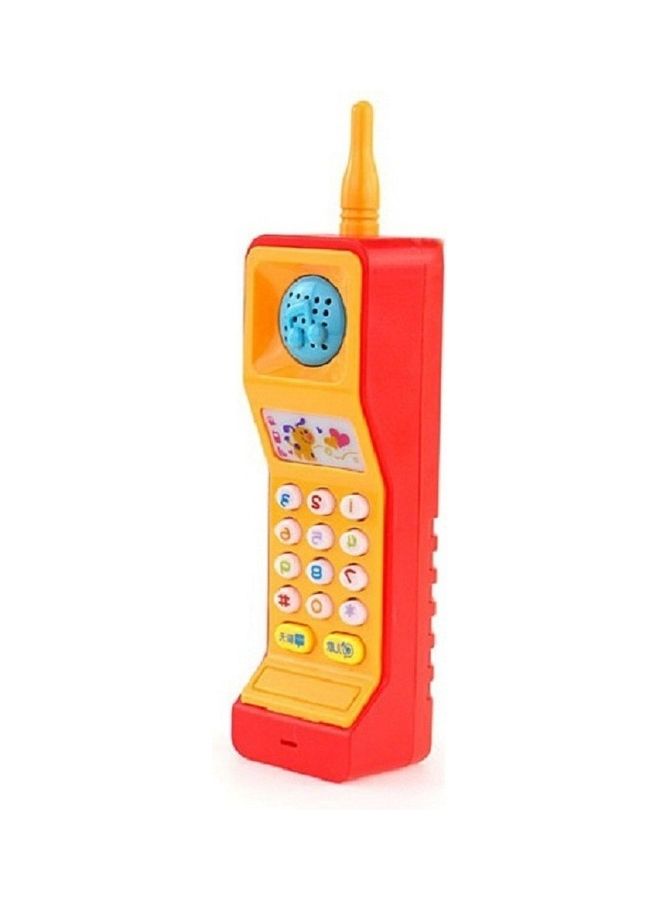 Musical Mobile Phone Toy With Lighting and Sound Effects Multicolour
