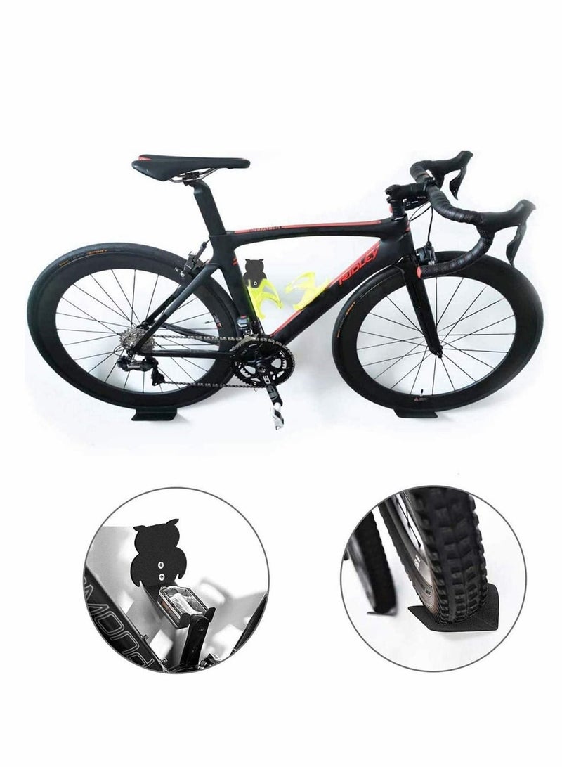 Bicycle Wall Mount, 3 in 1 Bike Rack Mounted Hanger Pedal Hook Wheel, Heavy Duty Racks for Storage