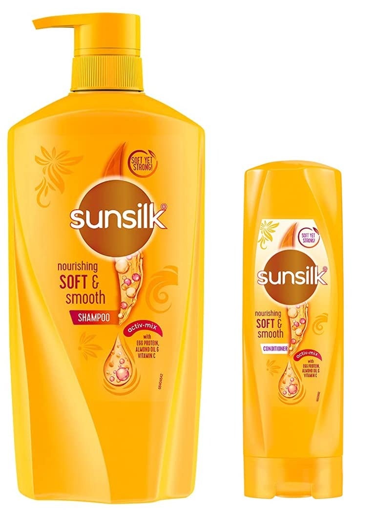 Sunsilk Nourishing Soft Smooth Shampoo 650ml and Sunsilk Nourishing Soft Smooth Conditioner 180ml