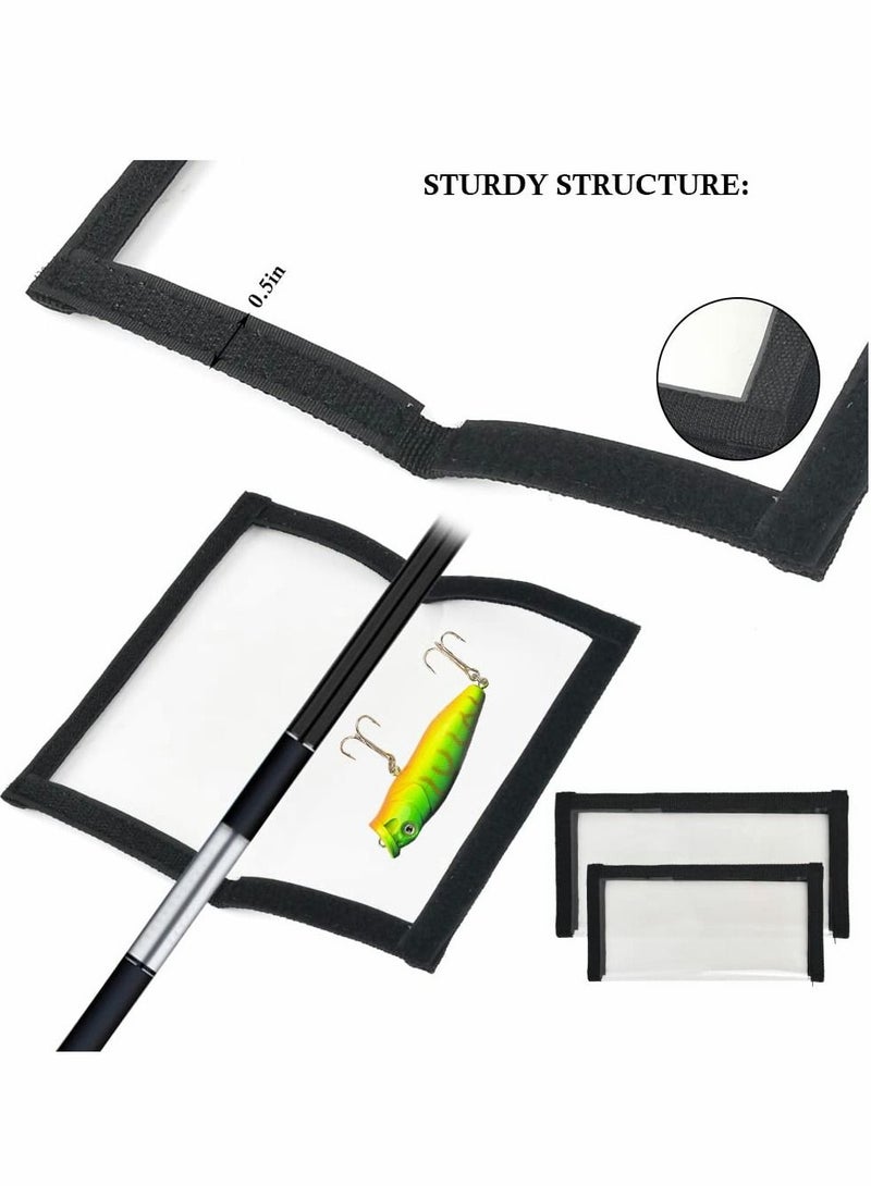 10pcs（L*5+M*5) Fishing Lure Wraps, Clear PVC Covers Keeps Safe, Bait Cover Easily See Lures, Hook , Safe from Sharp