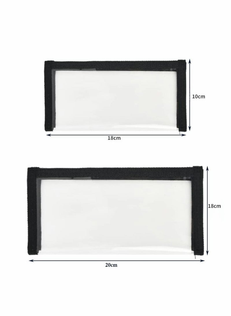 10pcs（L*5+M*5) Fishing Lure Wraps, Clear PVC Covers Keeps Safe, Bait Cover Easily See Lures, Hook , Safe from Sharp