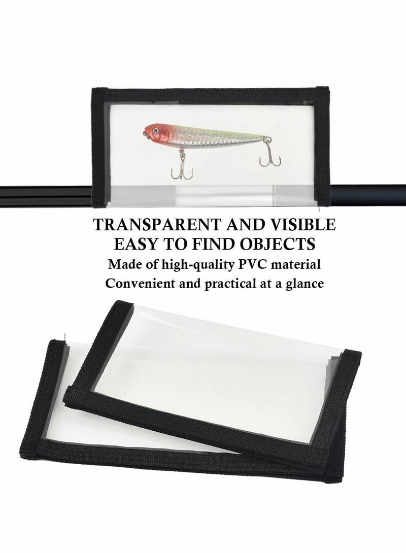 10pcs（L*5+M*5) Fishing Lure Wraps, Clear PVC Covers Keeps Safe, Bait Cover Easily See Lures, Hook , Safe from Sharp