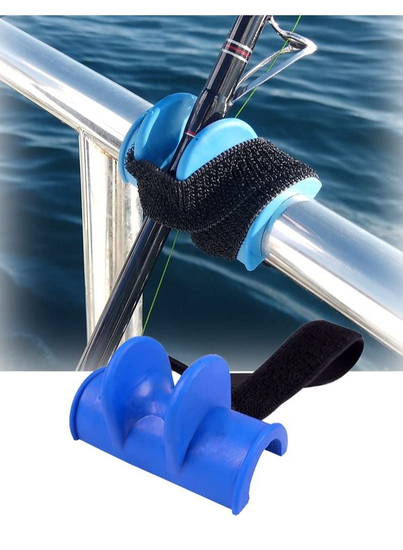 Fishing Rod Stand, U-shape Rest, Portable Holder, Plastic Fixed Belt Tail Mount Rest for Boat Sea River