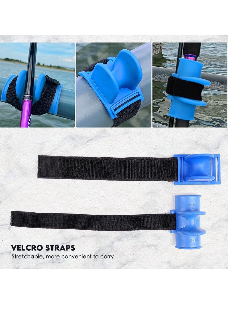 Fishing Rod Stand, U-shape Rest, Portable Holder, Plastic Fixed Belt Tail Mount Rest for Boat Sea River
