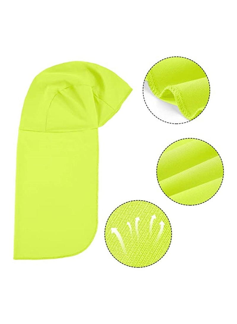 Shade Sun Cap, 4 Pieces Hard Hat Neck Protector Cap Elastic Cooling Skull