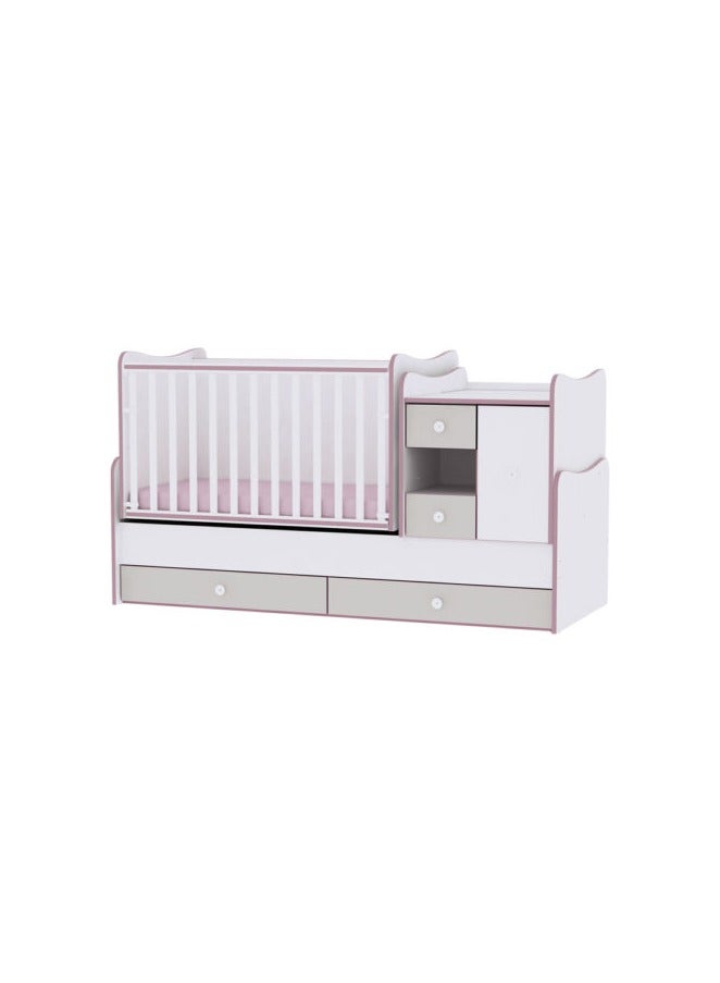 Bed Mini Max New 190/72 Colour White/Pink Crosslin