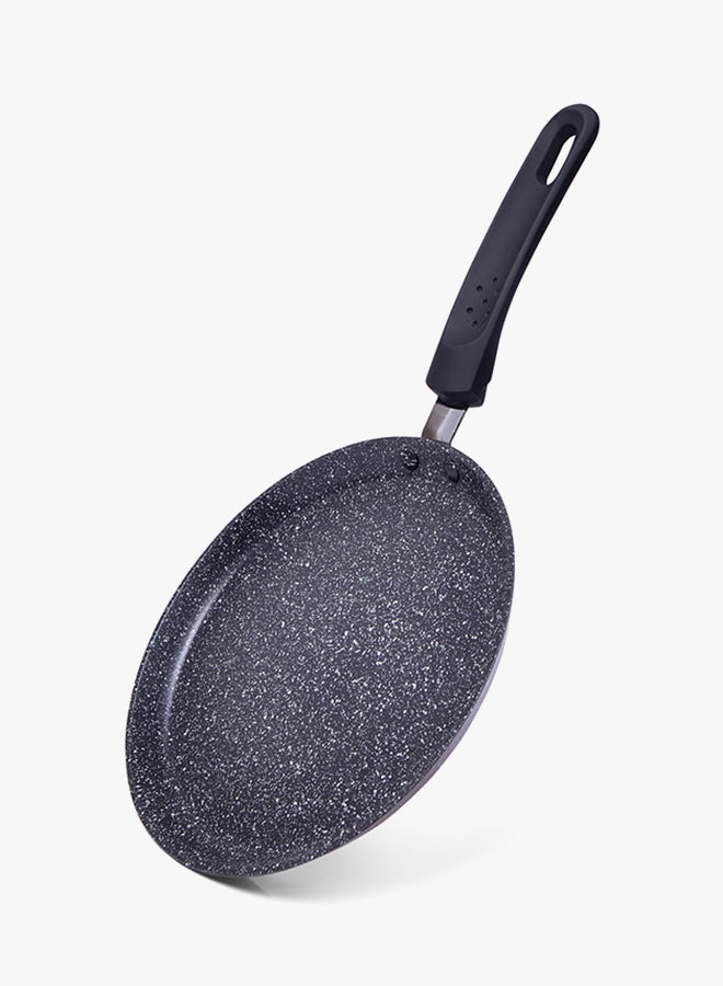 Crepe Pan Fiore Series Marble Coated Multi Layered Aluminium Non Stick Grey 20cm