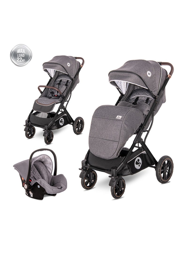 Baby Stroller Storm Set Steel Grey