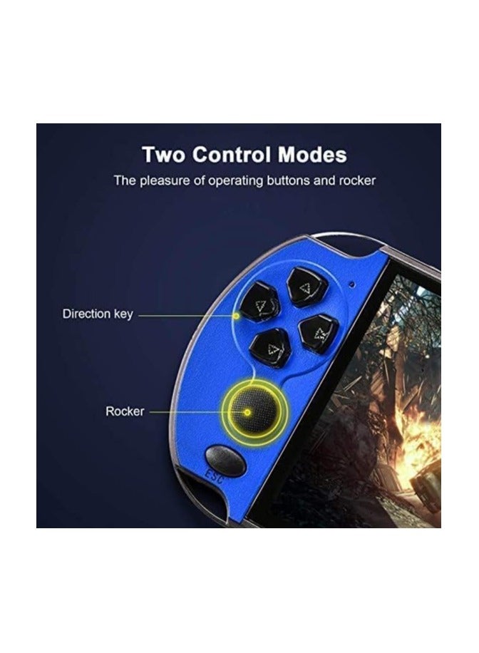X7 Plus 5.1 Inch Screen Game Console Handheld Game Players Double Rocker 8GB Memory Built in 1000 Games MP5 Game