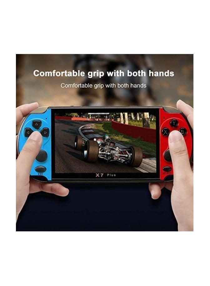 X7 Plus 5.1 Inch Screen Game Console Handheld Game Players Double Rocker 8GB Memory Built in 1000 Games MP5 Game