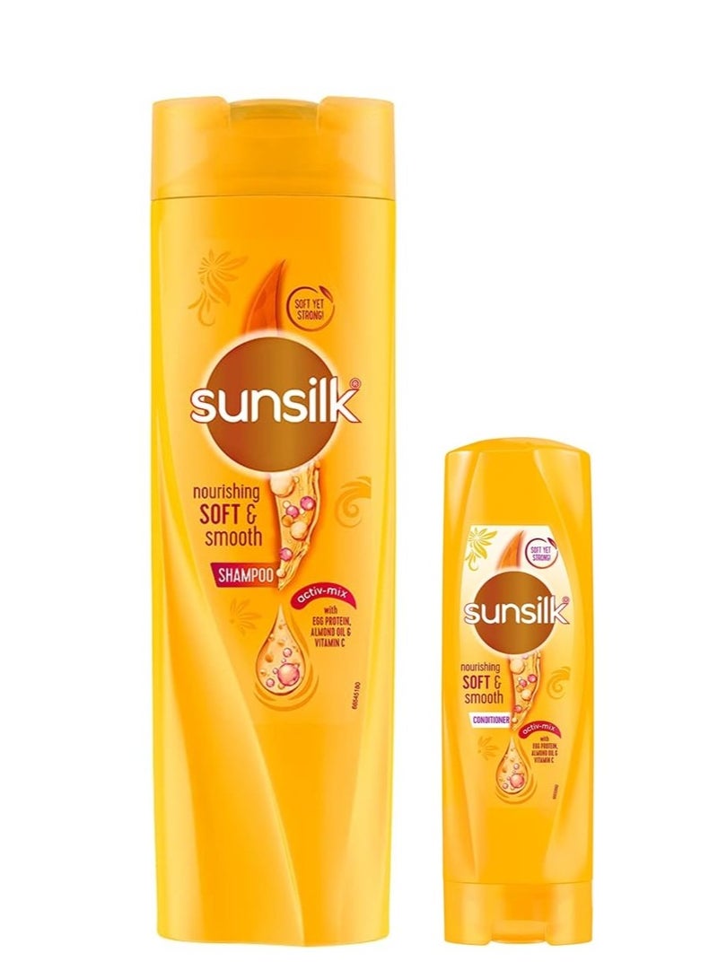 Sunsilk Nourishing Soft Smooth Shampoo 360ml and Sunsilk Nourishing Soft Smooth Conditioner 180ml