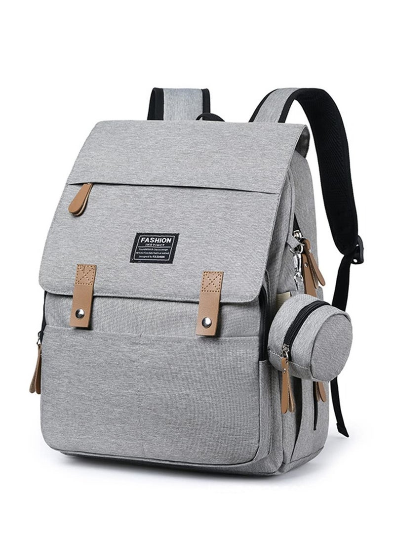 Diaper Bag Backpack, Large Baby Bag for Girls and Boys, Multi-functional Waterproof Travel Backpack Diaper Pouch with Pacifier Case, Stroller Straps, Tissue Bag