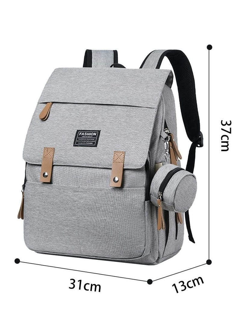 Diaper Bag Backpack, Large Baby Bag for Girls and Boys, Multi-functional Waterproof Travel Backpack Diaper Pouch with Pacifier Case, Stroller Straps, Tissue Bag