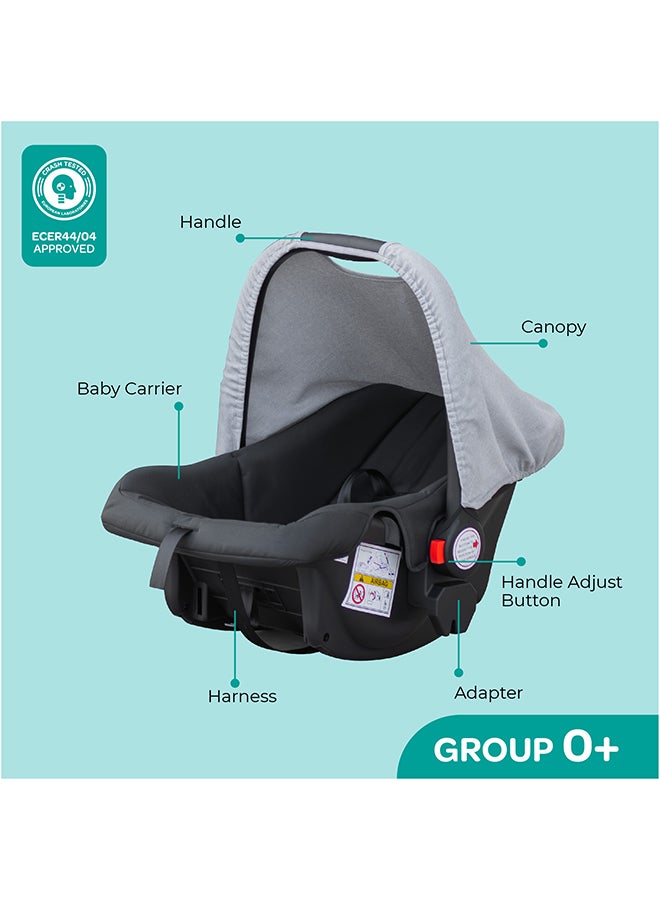 Aria Baby Stroller 2-In-1 Travel System Plus Detachable Carrier Car Seat