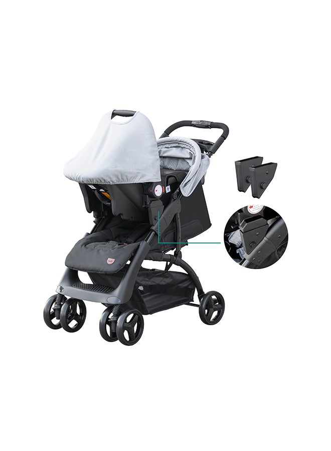 Aria Baby Stroller 2-In-1 Travel System Plus Detachable Carrier Car Seat