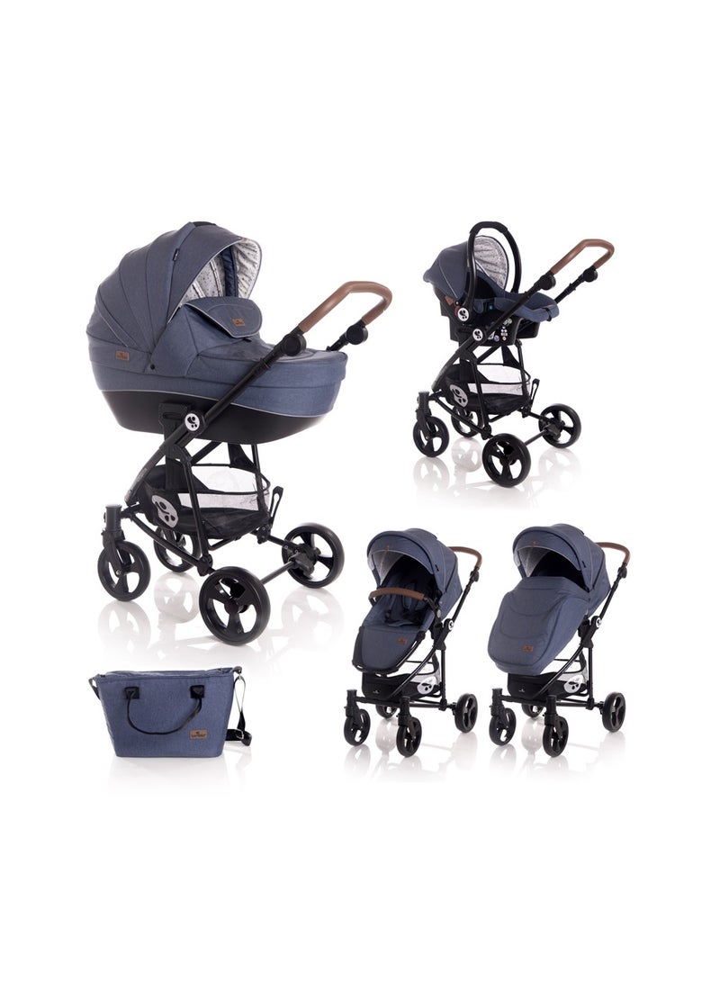 Baby Stroller Crysta 3in1 Blue