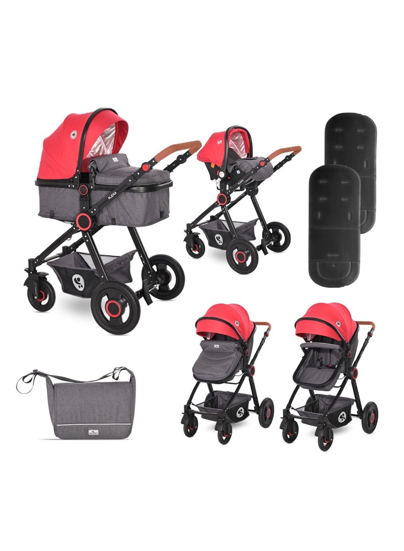 Baby Stroller Alexa Set Cherry Red