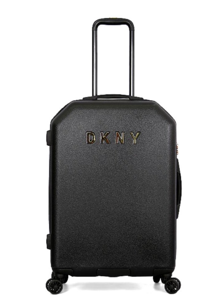 Dkny Allure Hardside Luggage on Wheels for Unisex | Ultra Lightweight ABS on with Spinner Wheels 4 Color Black