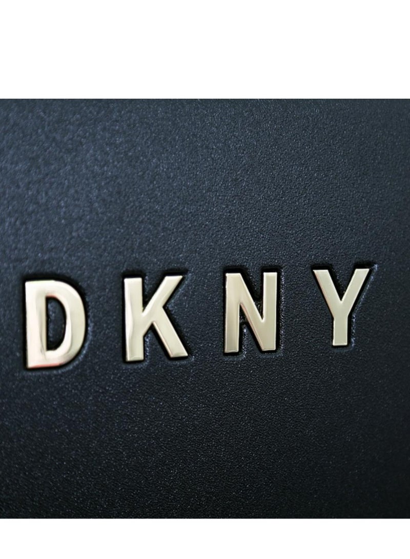 Dkny Allure Hardside Luggage on Wheels for Unisex | Ultra Lightweight ABS on with Spinner Wheels 4 Color Black