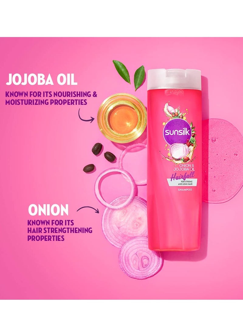 Sunsilk Hairfall Shampoo with Onion Jojoba Oil 195ml