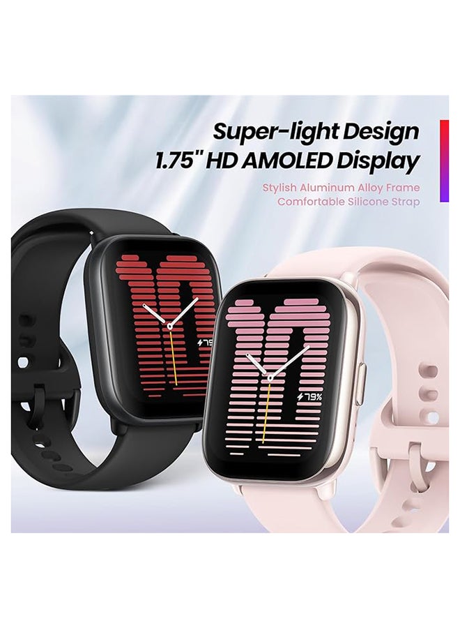 Active Smart Watch With Ai Fitness Exercise Coach, Gps, Bluetooth Calling, Music, 14 Day Battery, 1.75 Inch Amoled Display, Alexa Built-In, Fitness Watch For Android And iPhone Petal Pink