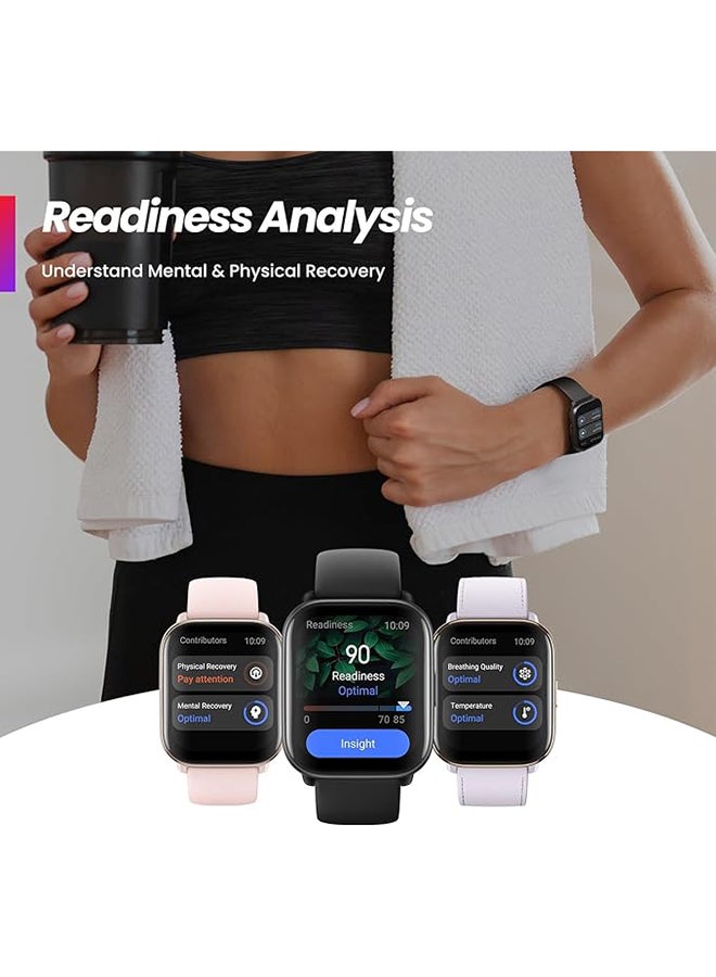 Active Smart Watch With Ai Fitness Exercise Coach, Gps, Bluetooth Calling, Music, 14 Day Battery, 1.75 Inch Amoled Display, Alexa Built-In, Fitness Watch For Android And iPhone Petal Pink