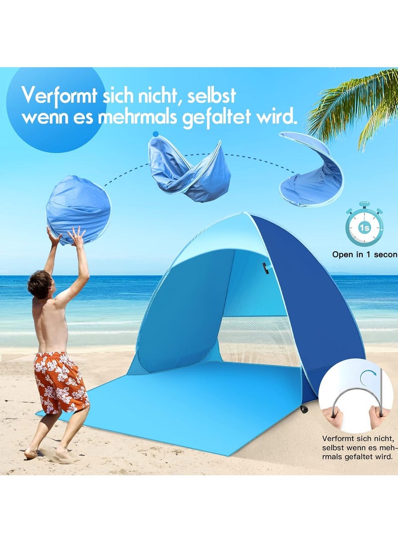 Automatic pop-up instant portable outdoor beach tent