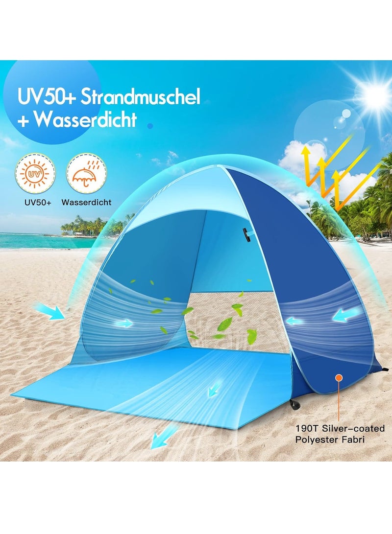 Automatic pop-up instant portable outdoor beach tent