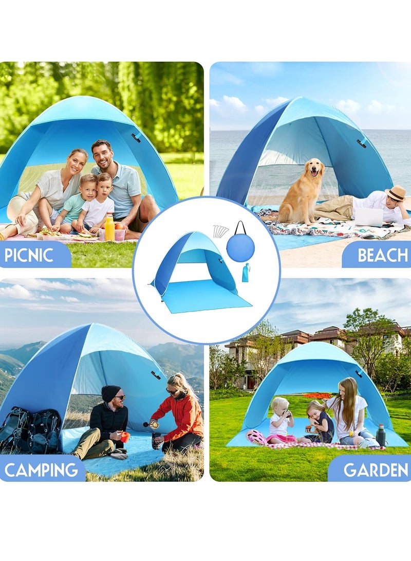 Automatic pop-up instant portable outdoor beach tent