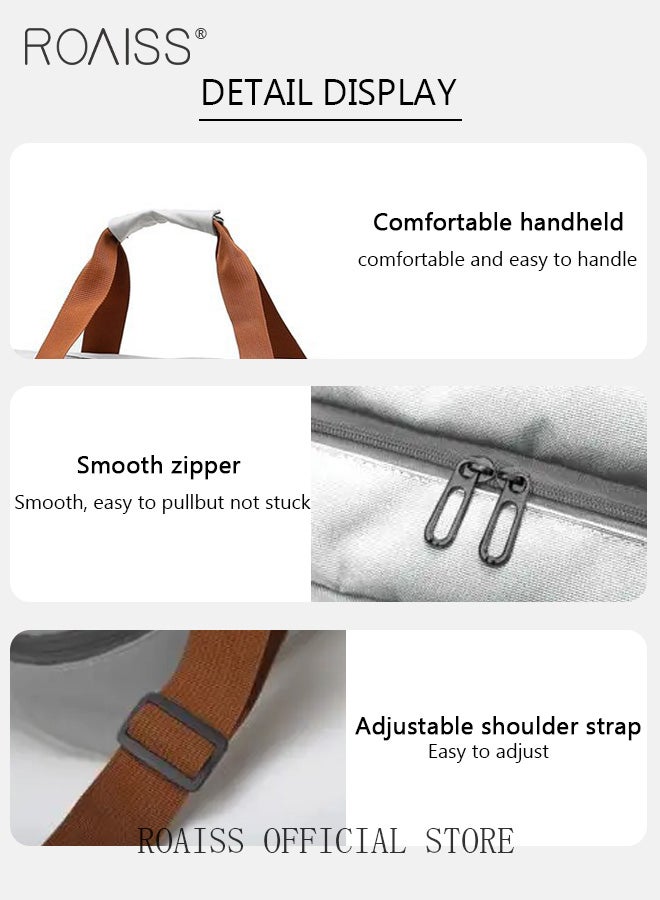 Multi Functional Large Capacity Carry on Luggage Bag Wet and Dry Separation Shoe Compartment Gym Bag Suitcase with Pull Rod Perfect for Teens Lightweight Waterproof Casual Short Business Trips Bag