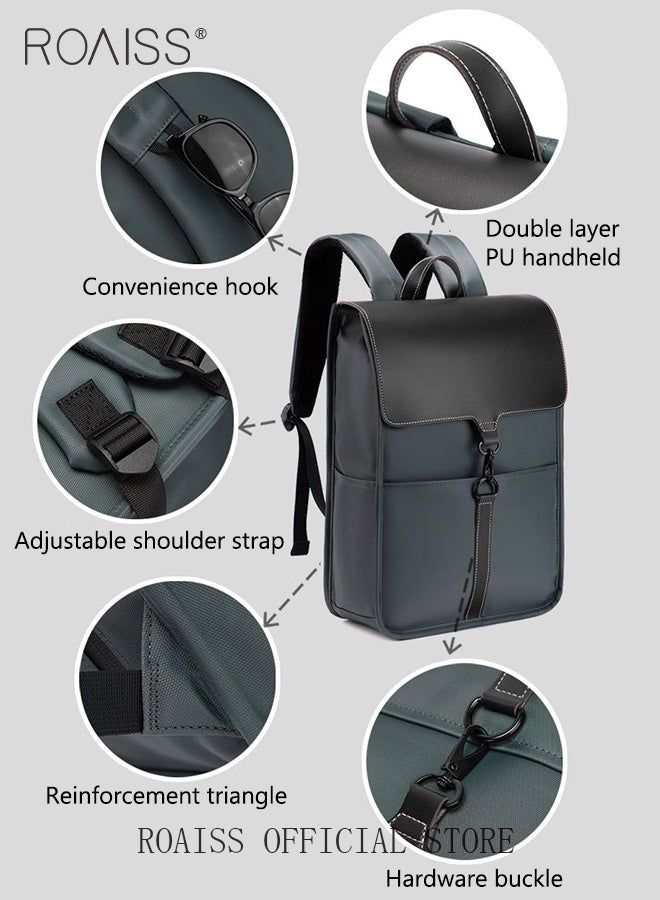 Unisex Multifunctional Commuter Backpack Business Style Shoulder Bag with Large Capacity Scientific Compartmentalization Fashionable Design Suitable for Short Trips and Carrying Laptops