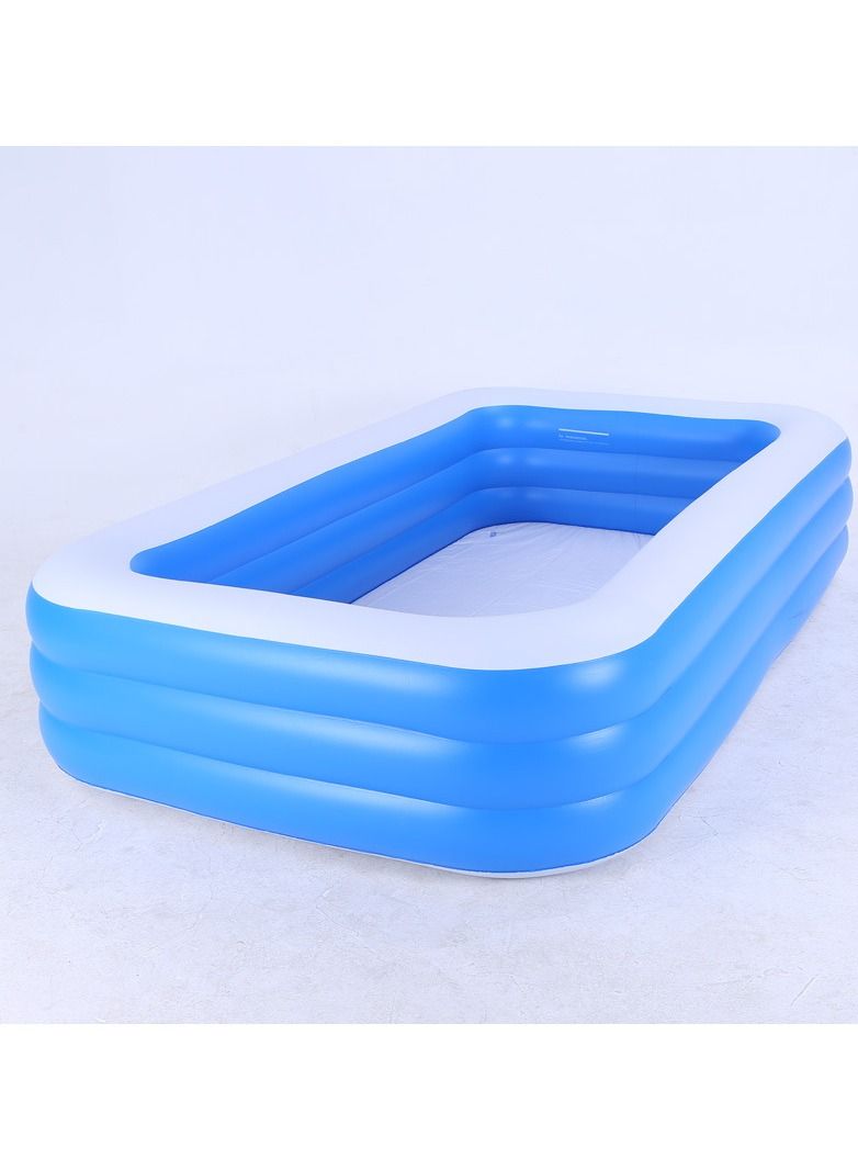 Inflatable Rectangular Summer Play Swimming Pool 210*135*60 CM
