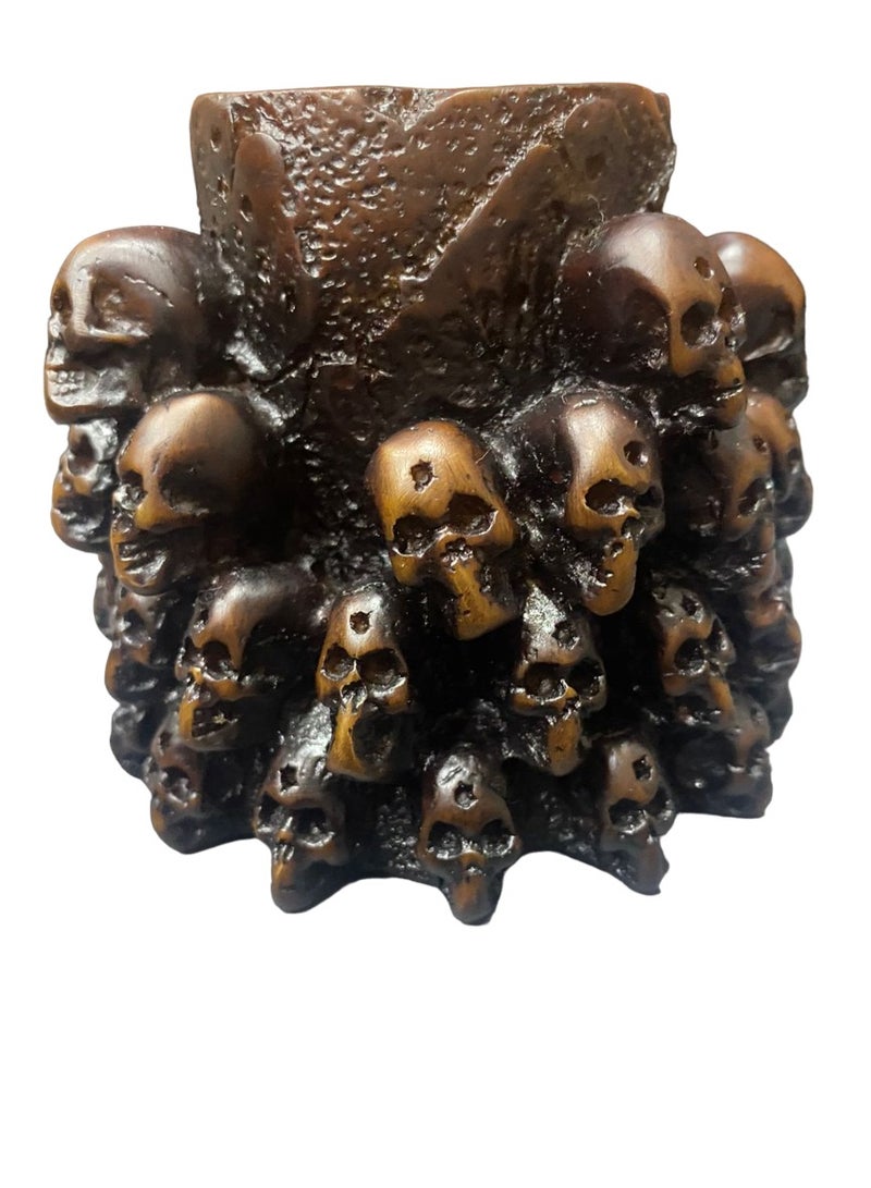 Set of skulls designed resin holder