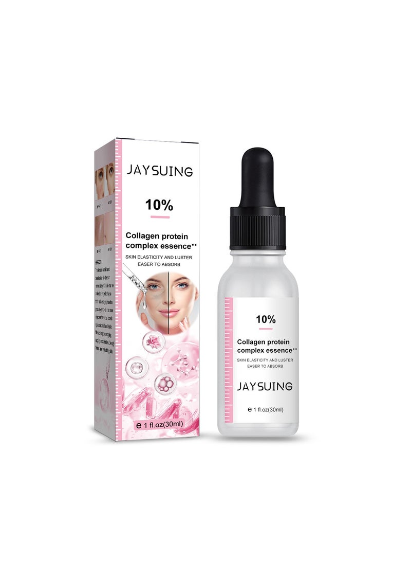 Jaysuing Collagen Complex Essence Firms Skin Anti Wrinkle Repairs Barrier Skin Care Lightens Lines and Removes Wrinkles