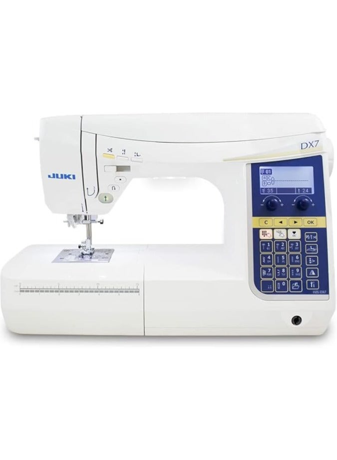 Juki HZL DX7 Industrial Technology Sewing Machine with 287 Stitch Patterns and 4 Fonts