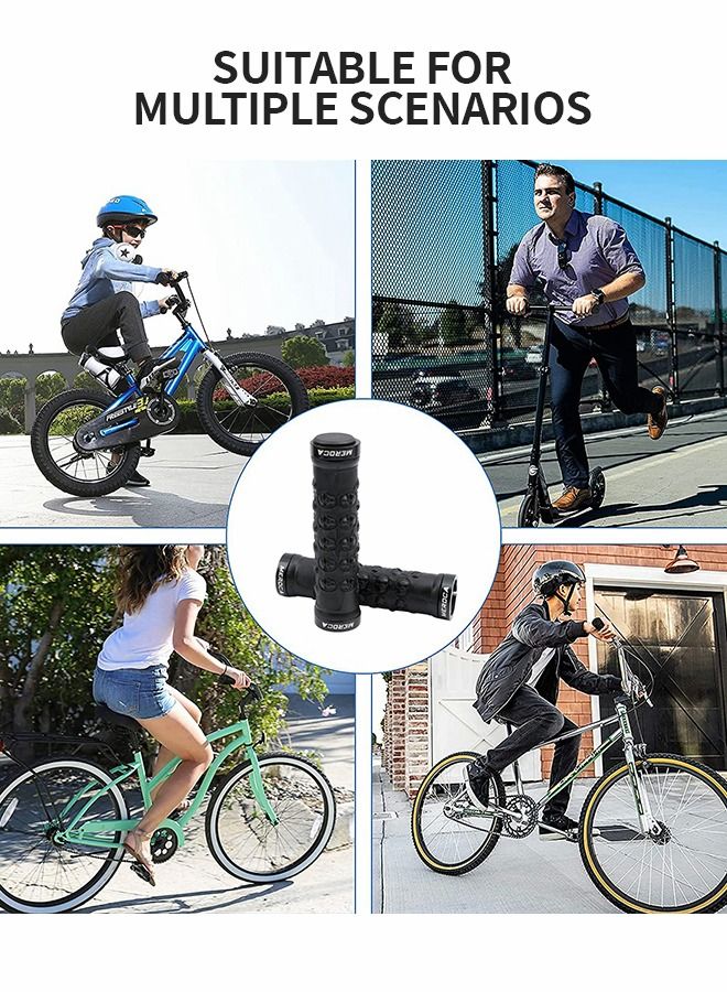 Bike Handlebar Grips Double Lock-on Bicycle Grip Anti-Slip Shock Absorbing Bike Handlebars Special Replacement Bike Handlebars For MTB BMX Mountain Bikes Bike Accessories