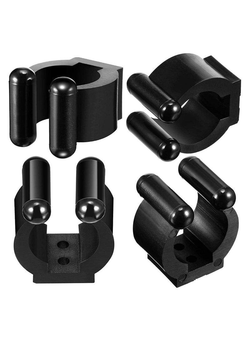 40 Pieces Fishing Rod Clips Cue Clip Holders Pole Holder Snooker Locating for Billiards