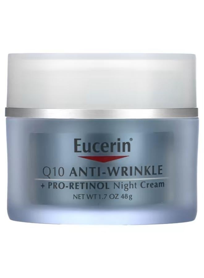 Q10 Anti-Wrinkle + Pro-Retinol Night Cream, 1.7 fl oz (48 g)