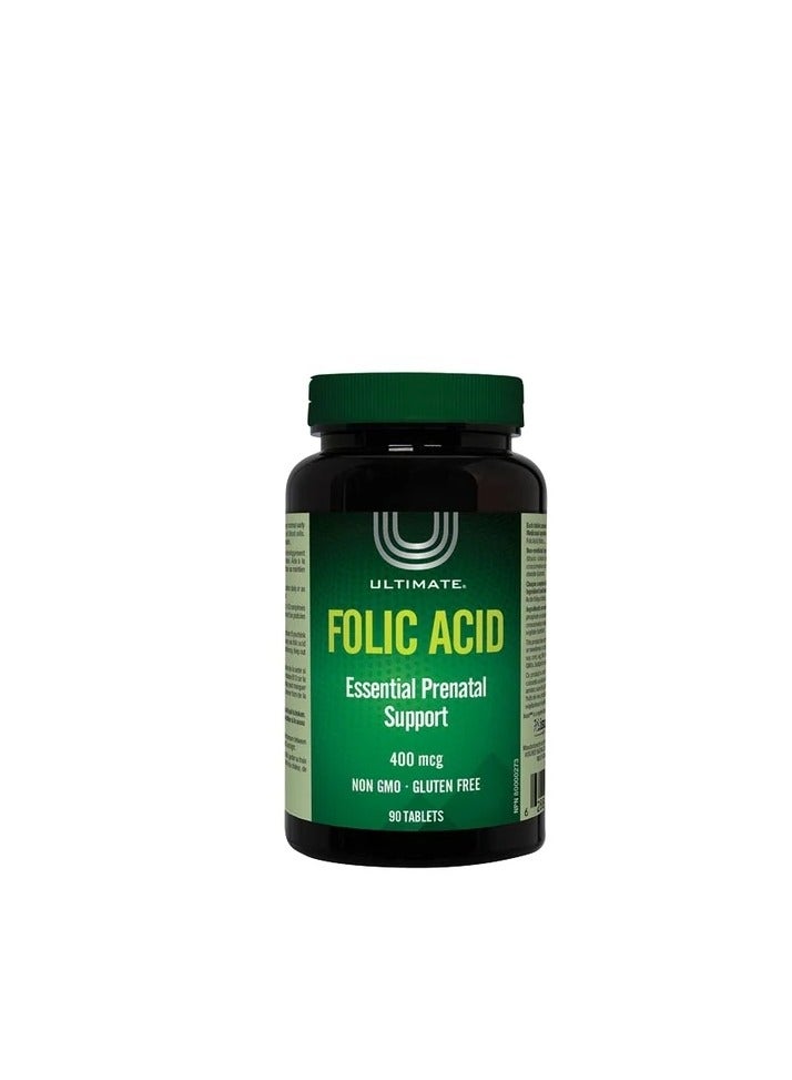 Folic Acid 400Mcg Tablets 90'S