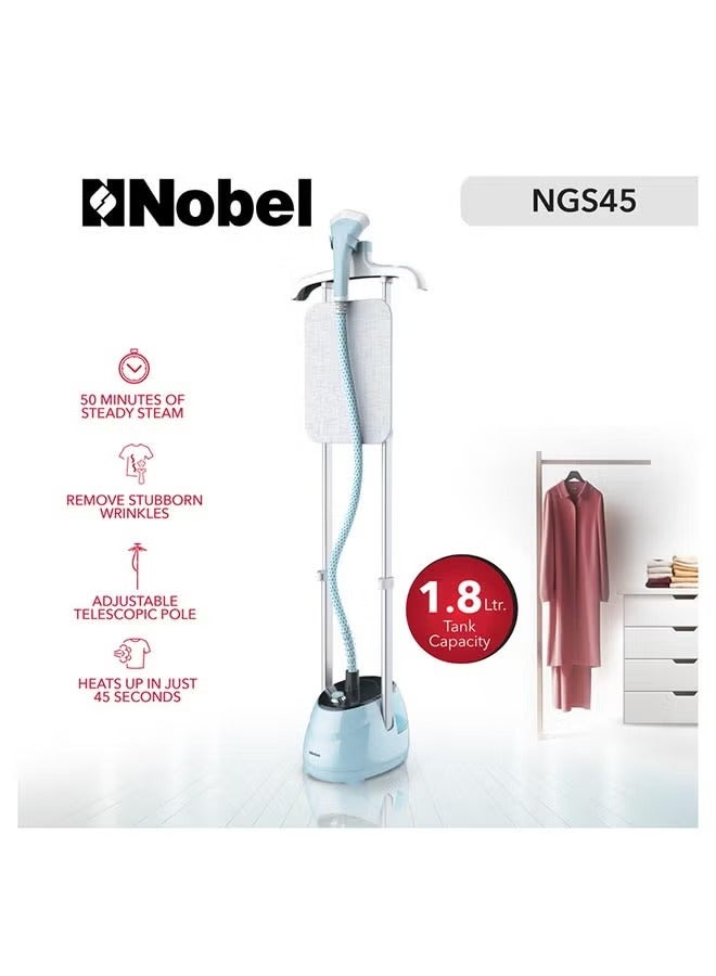 Garment Steamer with Detachable water Tank Adjustable Telescopic Pole