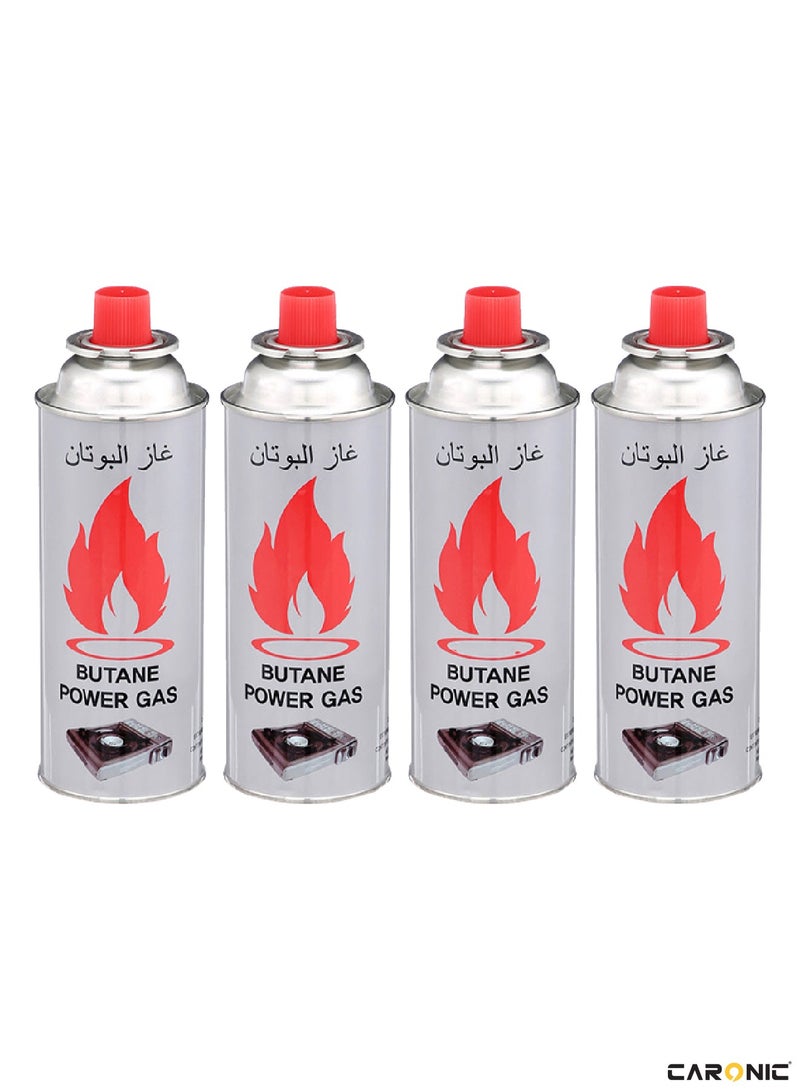 Portable Camping Gas Stove Double Burner Outdoor Automatic Ignition System Enamel Pan Support With 4 Portable Gas