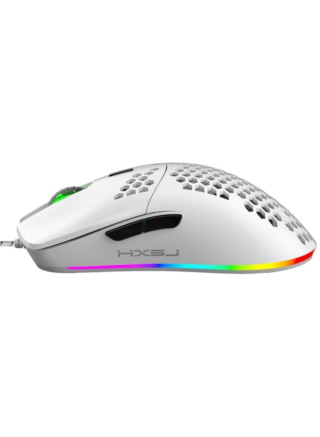 USB Wired Gaming Mouse White