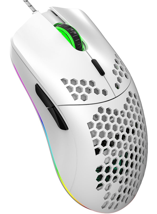 USB Wired Gaming Mouse White